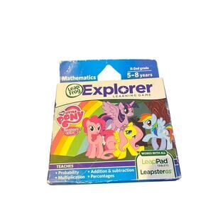 LeapFrog LeapPad Explorer Learning: My Little Pony Math, Leap Pad 1 2 3 GS U NIB